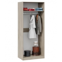 Шкаф для одежды Глосс (ТриЯ) с 2 зеркальными дверями Баттл Рок - Изображение 1